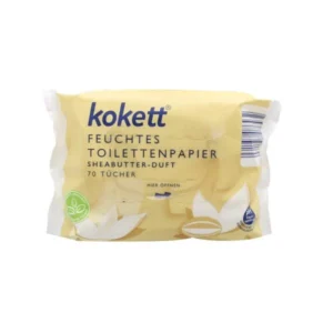 Вологий туалетний папір Kokket Sheabutter 70шт Масло Ши