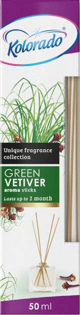 Ароматичний дифузор Kolorado Green Vetiver 50мл 5902506009844