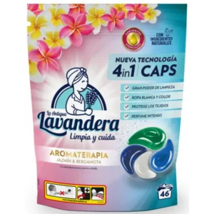 Універсальні капсули для прання Lavandera jasmin&bergamot Aromaterapia 46шт (6/ящ) 8435495835943