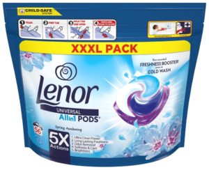 Капсули для прання універсальні Lenor Spring Universal 5в1 56шт