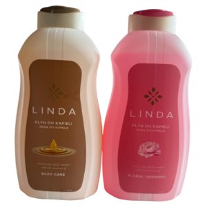 Гелі для душу Linda Silk Care,Floral Harmony 2*1.3л  2шт