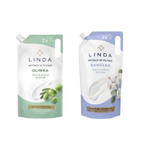 Рідке мило Linda 2*1л Оливка-бавовна 2шт