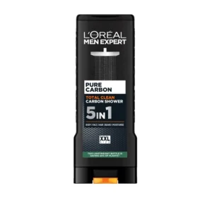 Гель для душу Loreal  Men Expert Pure Carbon 250мл 5в1