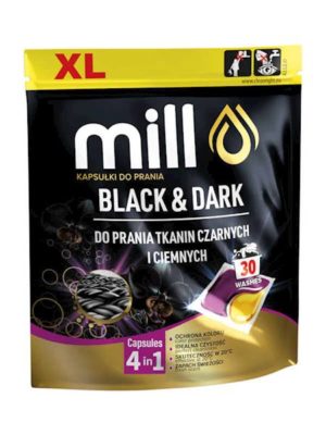Капсули для чорного прання Mill Black&Dark 30шт