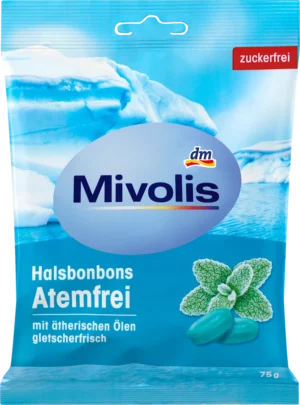 Mivolis Halsbonbons Atemfrei, 75 g, 4066447399103