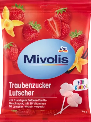Льодяники Mivolis Traubenzucker Lutscher, 75 г 4058172308772