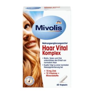 Комплекс вітамінів Mivolis Haar Vital Komplex (60 капсул) 4058172694080