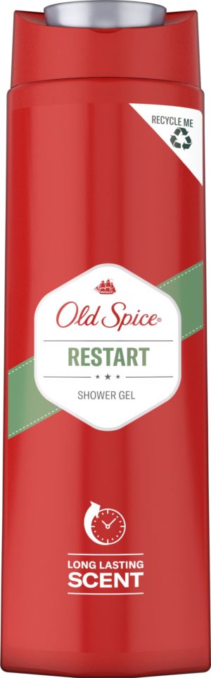 Чоловічий гель для душу Old Spice Restart 400мл (6/ящ)