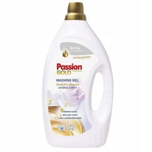 Парфумований універсальний гель для  прання Passion Gold Muchio Bianco 3.5л на 100прань (3/ящ) 4262466441698