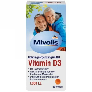 Комплекс вітамінів Mivolis Vitamin D3 (60 таб.), 4066447249163