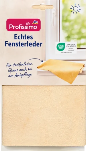 Ганчірка для вікон Profissimo Echtes Fensterleder 4066447767261