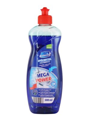 Засіб для миття посуди Saubermax Mega Power 500мл (12/ящ)