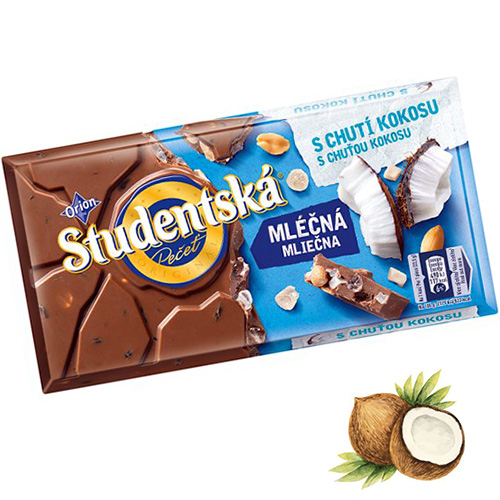 Шоколад-Студенческая-печать-STUDENTSKÉ-PEČETI-MLÉČNÁ-Cocos Шоколад-Студенческая-печать-STUDENTSKÉ-PEČETI-MLÉČNÁ-Cocos