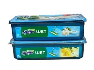 Вологі серветки для швабри Swiffer 20шт Morning fresh + 24шт Citrus Fresh