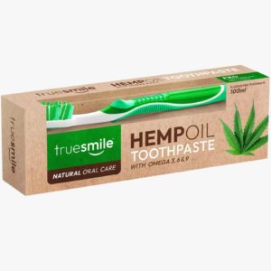 Зубна паста з щіткою TrueSmile Hempoil Natural Oral Care 100мл (12/ящ) з маслом коноплі