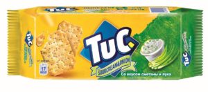 Печиво TUC Sourcream&onion зі смаком сметани та цибулі 100г (24/ящ)
