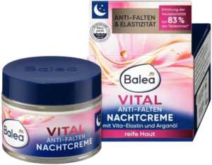 Відновлюючий нічний крем проти зморшок Balea Vital anti-falten Nachtcreme 4066447713442