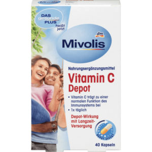 Комплекс вітамінів Mivolis Vitamic C Depot 40капсул 4058172694271