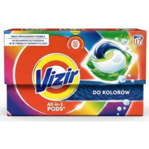 Капсули для кольорового прання Vizir Kolor 17шт (4/ящ)
