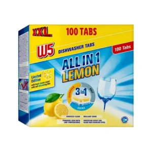 Таблетки для посудомийної машини W5 All in 1  100шт