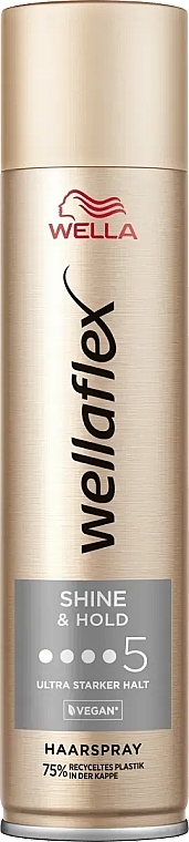 Лак для волосся Wellaflex 5 Shien Hold 250мл (6/ящ)