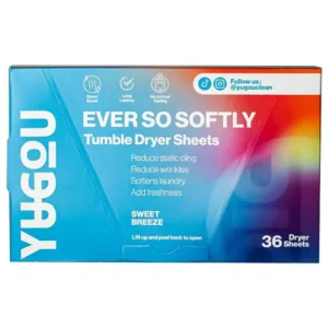 Парфумовані серветки для сушильної машини Yugou Sweet Breeze 36шт (10/ящ) 7350121989061 Швеція