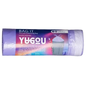 Ароматизовані пакети для сміття з ручками Yugou Lovely Lavander з запахом лаванди на 35л 15шт (24/ящ) 7350121989191