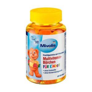 Комплекс вітамінів Mivolis Multivitamin Bärchen für Kinder (60 таб.) 4066447249378