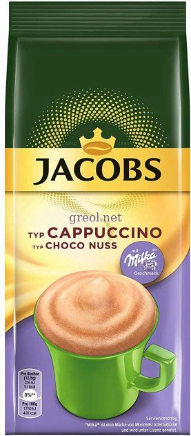Капучіно MIlka Jacobs Nuss 500г горіх (12/ящ)
