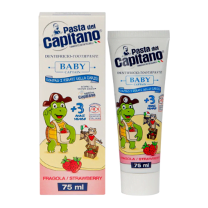 Зубна паста для дітей 3+ Pasta del Capitano Baby Strawberry 75мл (12/ящ)