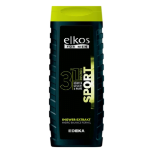 Чоловічий гель для душу Elkos Sport 3в1 300мл (8/ящ)