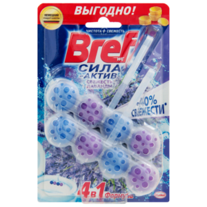 Вклад для WC Bref лаванда 2*50г 2шт