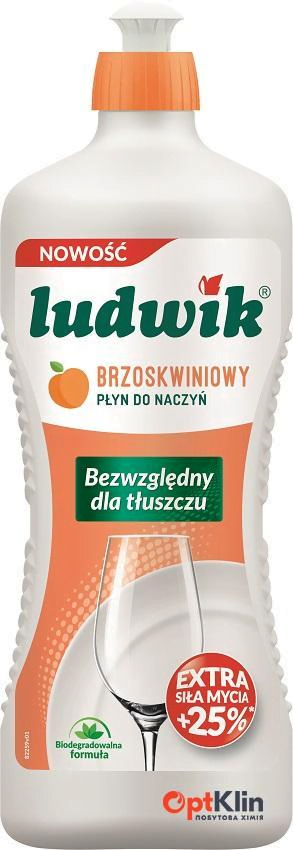 Засіб для миття посуди Ludwik 900мл персик (12/ящ)