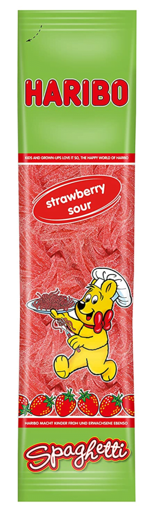 Желейки Haribo Spaghetti Strawberry 200г.