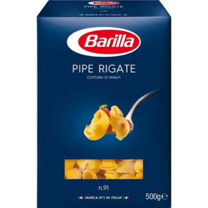 Макарони Barilla Pipe Rigate n.91 500г (12/ящ)